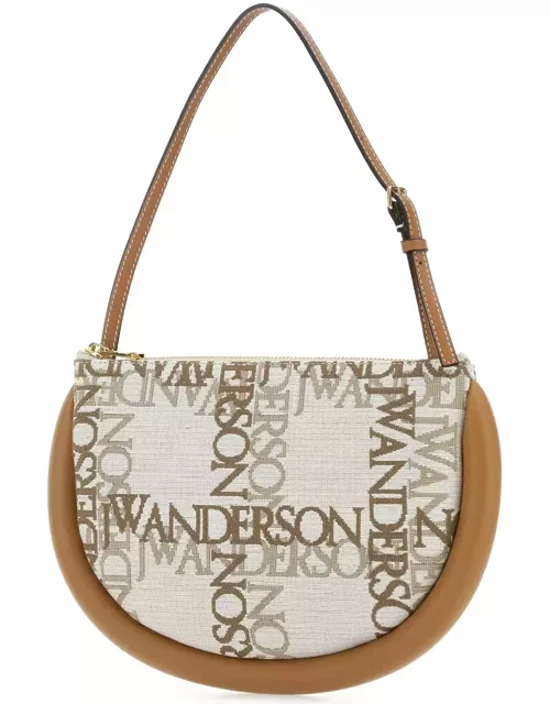 J.W. Anderson Embroidered Fabric Bumper Moon Shoulder Bag
