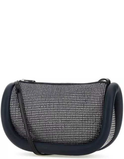 J.W. Anderson Embellished Leather And Fabric Bumper 12 Crossbody Bag