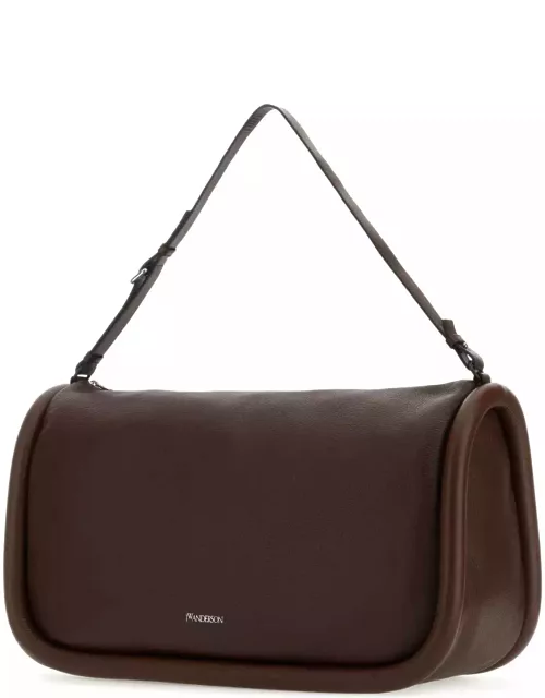 J.W. Anderson Chocolate Leather Bumper-36 Travel Bag