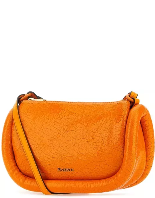J.W. Anderson Fluo Orange Leather Shoulder Bag