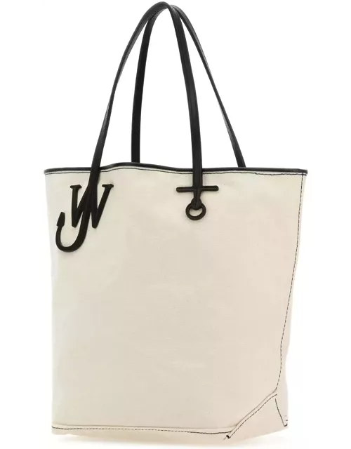 J.W. Anderson Ivory Canvas Shopping Bag