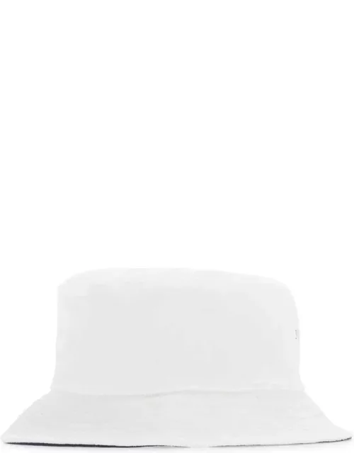 Fred Perry White Terry Fabric Hat
