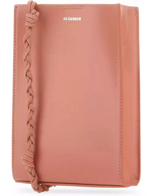 Jil Sander Pink Leather Small Tangle Shoulder Bag
