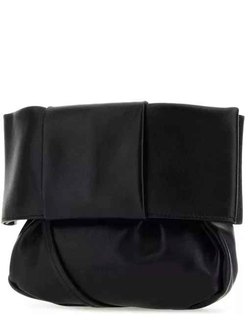 Jil Sander Black Nappa Leather Bucket Bag
