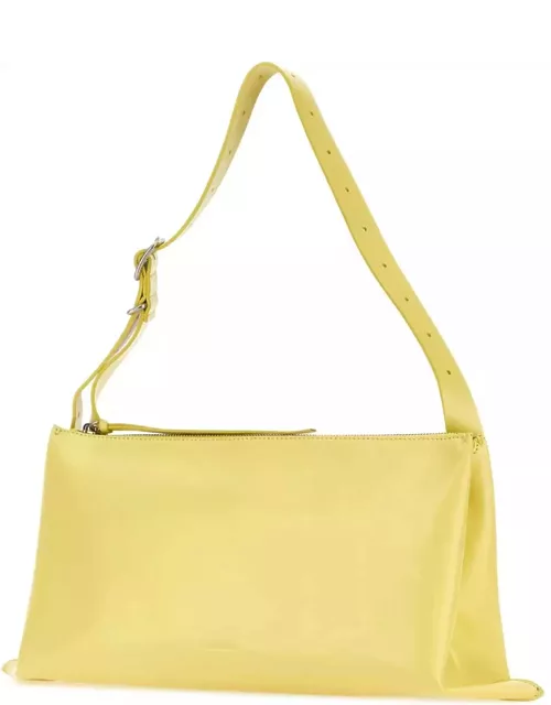 Jil Sander Yellow Leather Shoulder Bag