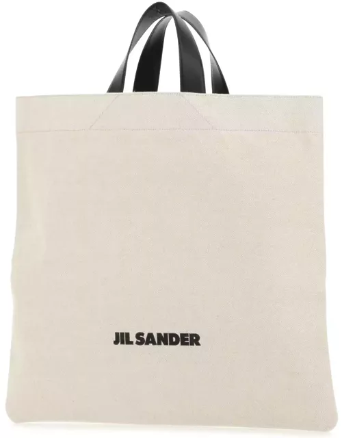 Jil Sander Sand Canvas Shopping Bag