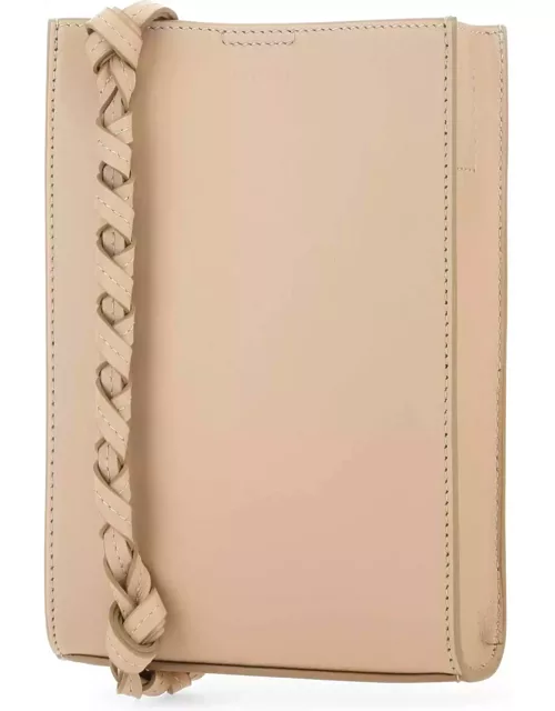 Jil Sander Skin Pink Leather Small Tangle Shoulder Bag