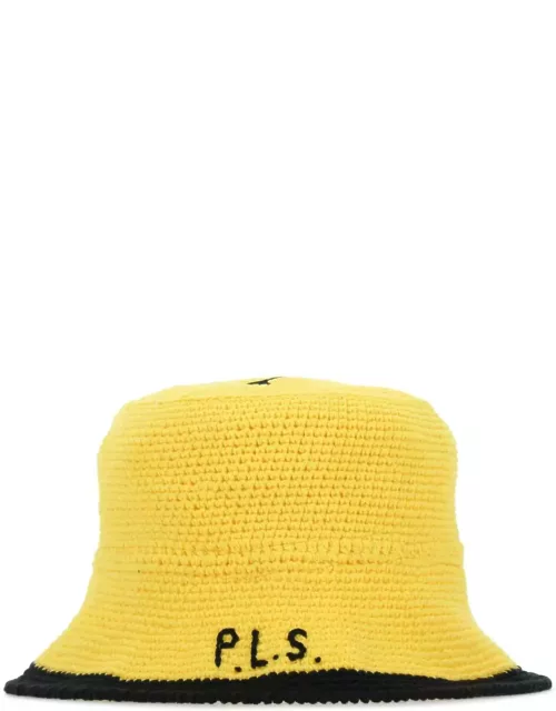 Philosophy di Lorenzo Serafini Yellow Crochet Hat