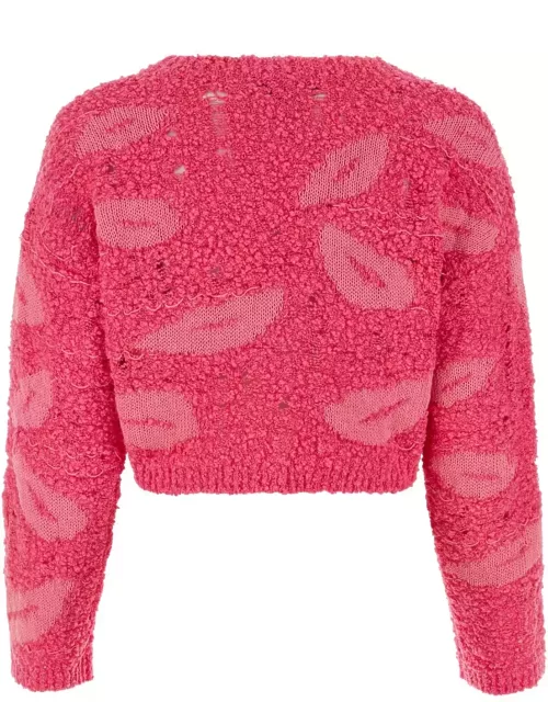 Marco Rambaldi Embroidered Cotton Blend Sweater