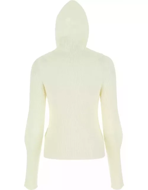 Low Classic Ivory Wool Sweater