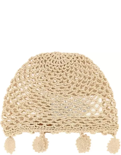 Alanui Sand Crochet Love Letter To India Hat