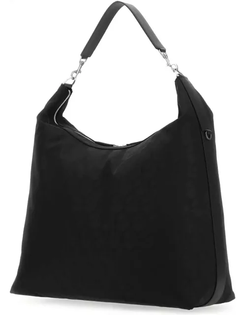 MCM Black Nylon Aren Shoulder Bag