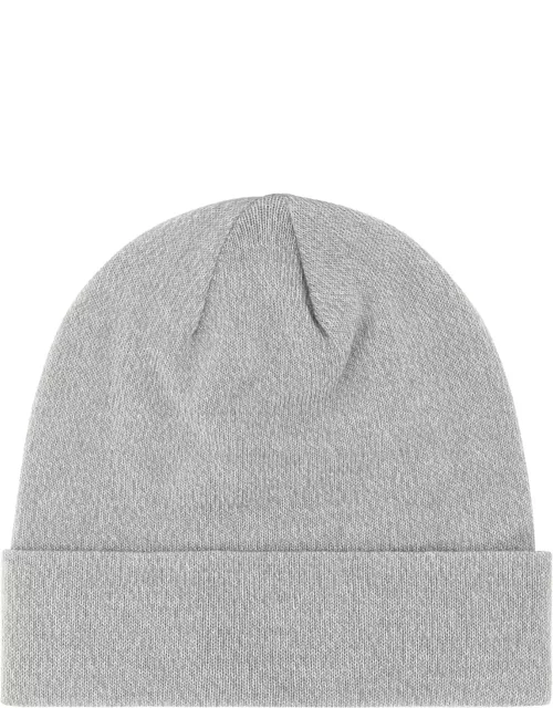 The North Face Melange Light Grey Stretch Polyester Blend Beanie Hat