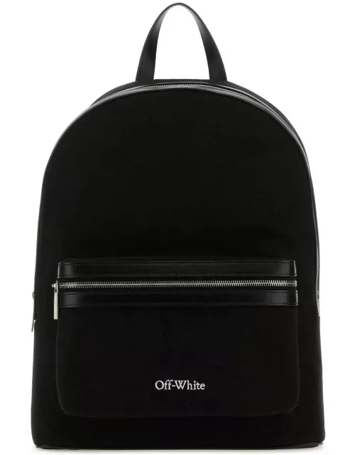 Off-White Logo Embroidered Zipped Backpack
