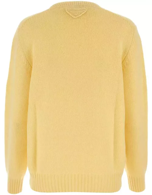 Prada Yellow Wool Blend Sweater