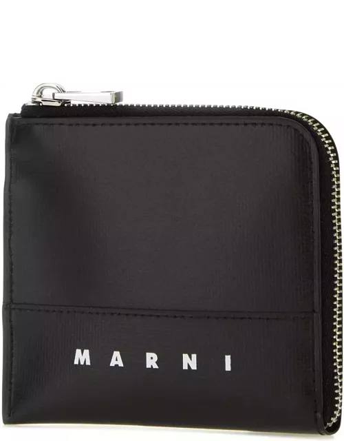 Marni Black Polyester Wallet
