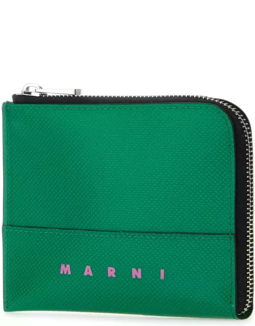 Marni Green Pvc Wallet