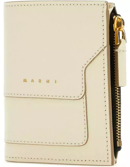 Marni Ivory Leather Wallet