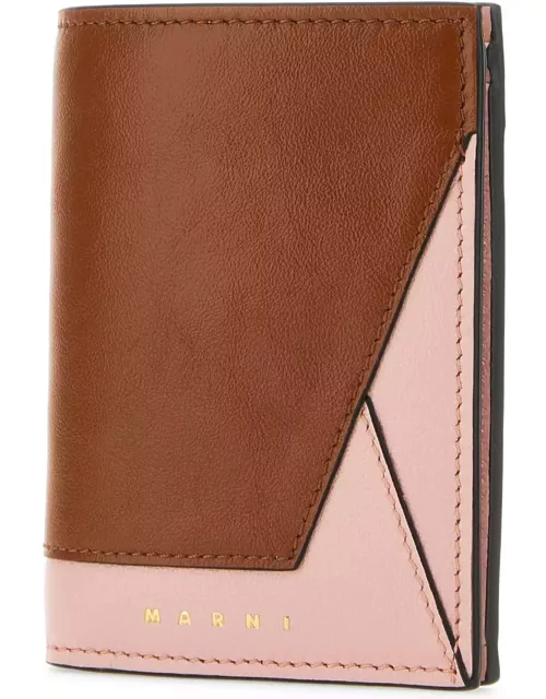 Marni Two-tone Leather Wallet