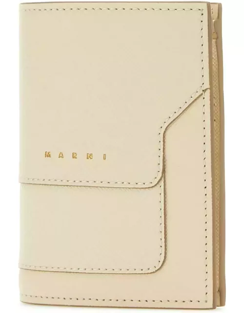 Marni Ivory Leather Wallet