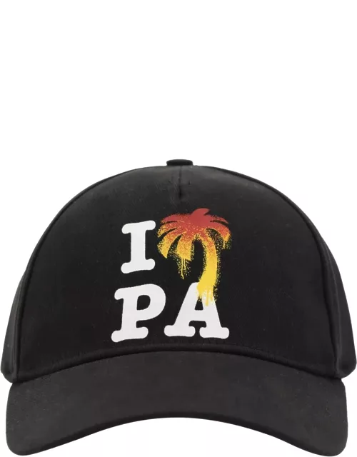 Palm Angels i Love Pa Print Baseball Cap