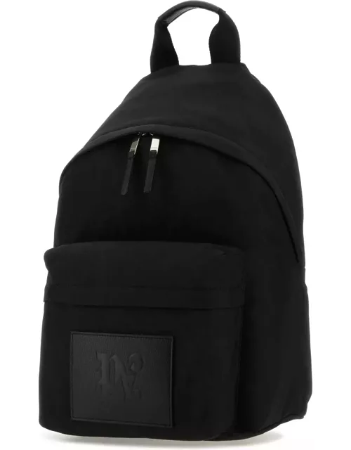 Palm Angels Black Canvas Backpack