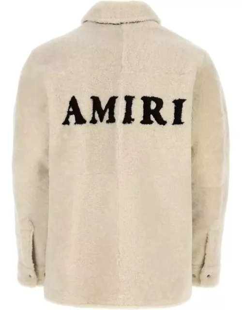 AMIRI Sand Shearling Jacket