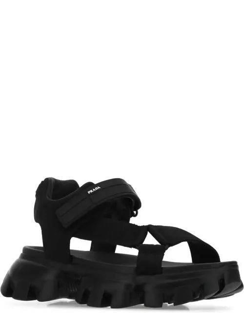 Prada Black Nylon Sandal