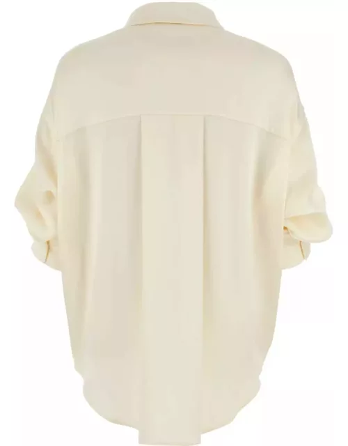 Loewe Ivory Satin Shirt