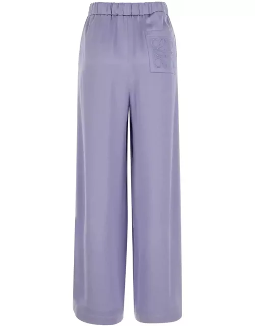 Loewe Lilac Satin Pyjama Pant