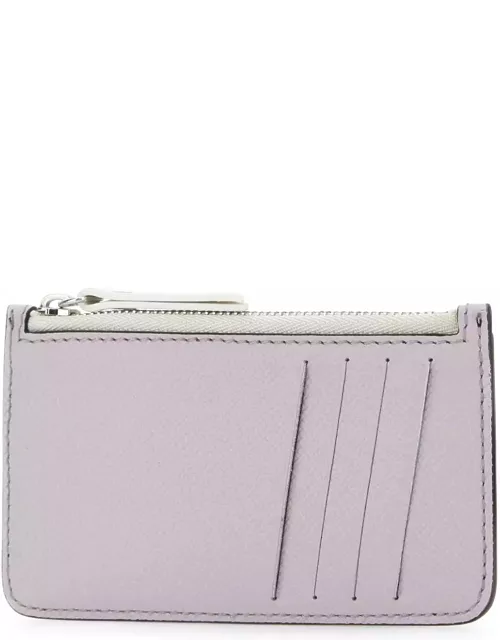 Maison Margiela Lilac Leather Card Holder