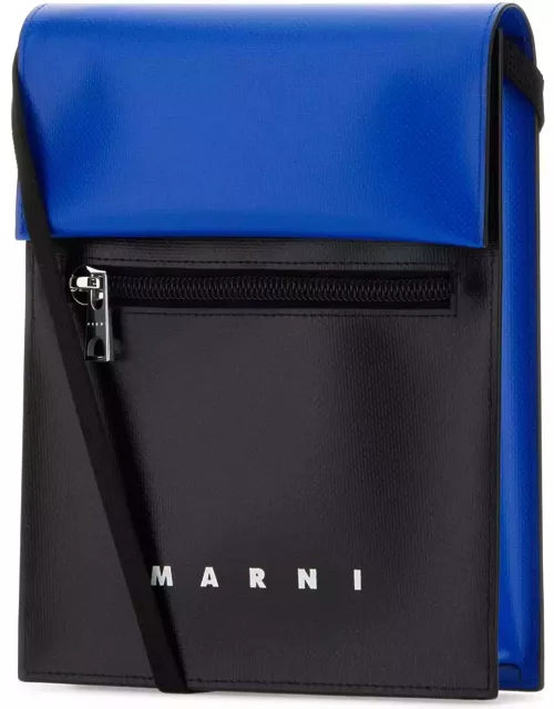 Marni Two-tone Polyester Crossbody Bag