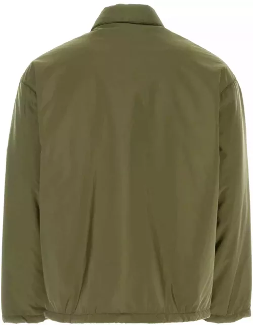 Prada Army Grey Nylon Padded Jacket