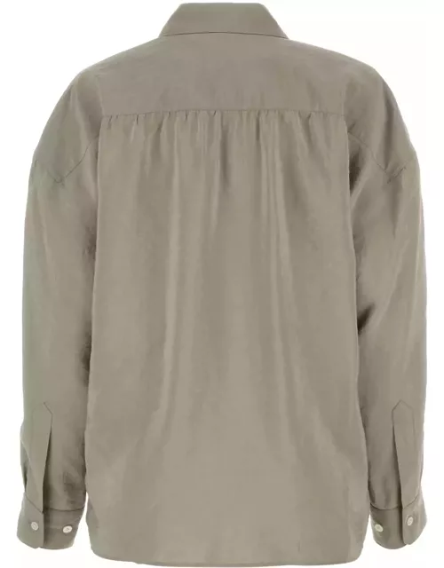 Lemaire Grey Silk Blend Shirt