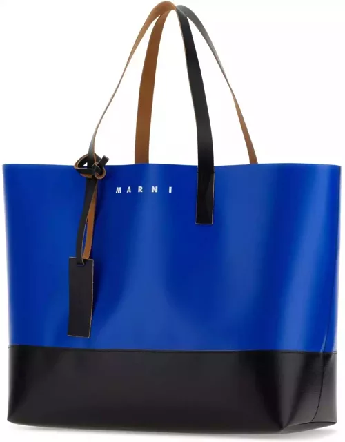 Marni Two-tone Pvc Shopping Bag
