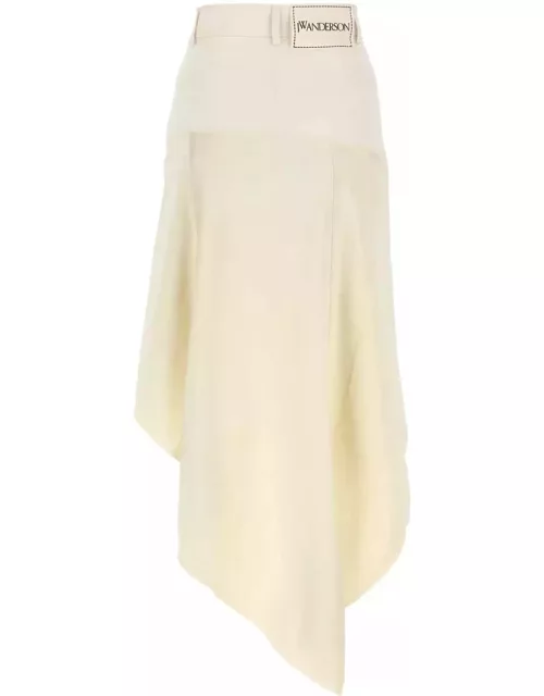 J.W. Anderson Ivory Polyester Skirt