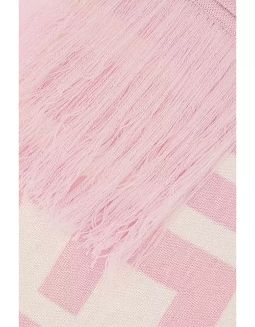 VETEMENTS Pink Wool Scarf