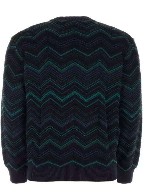 Missoni Embroidered Cotton Blend Sweater