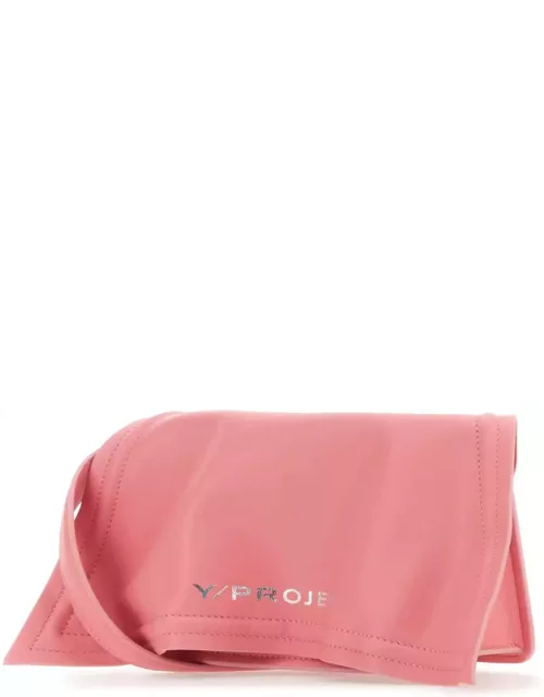 Y/Project Pink Leather Crossbody Bag