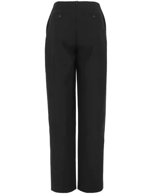 Y/Project Black Wool Wide-leg Pant