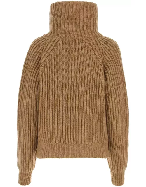 Khaite Camel Cashmere Sweater
