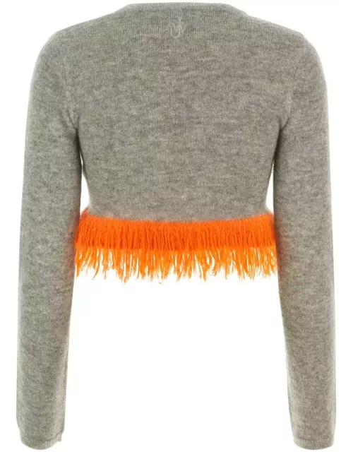 J.W. Anderson Grey Mohair Blend Sweater