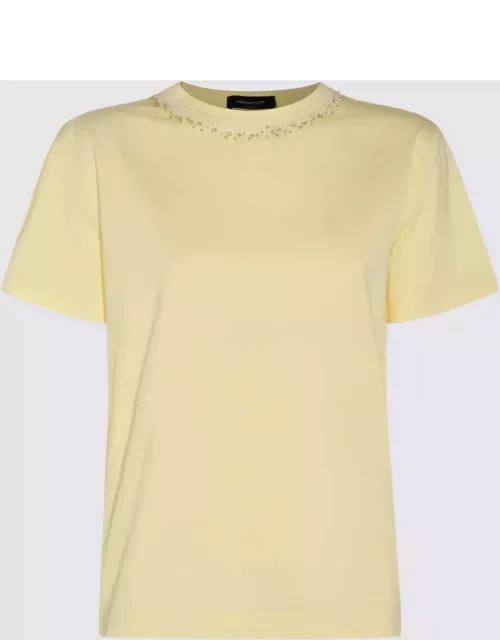 Fabiana Filippi Yellow Cotton T-shirt