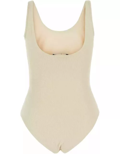 Prada Embellished Stretch Nylon Swimsuit