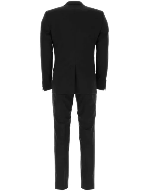 Dolce & Gabbana Black Light Wool Martini Suit