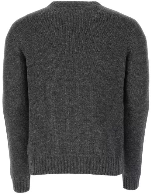 Prada Dark Grey Wool Blend Sweater