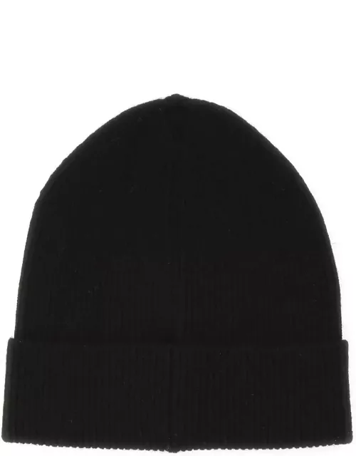 Prada Black Cashmere Beanie Hat