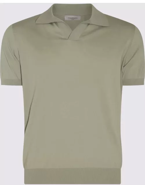 Piacenza Cashmere Sage Cotton Polo Shirt