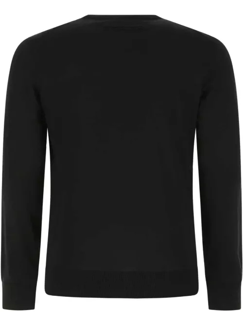 Zegna Black Cashmere Blend Sweater