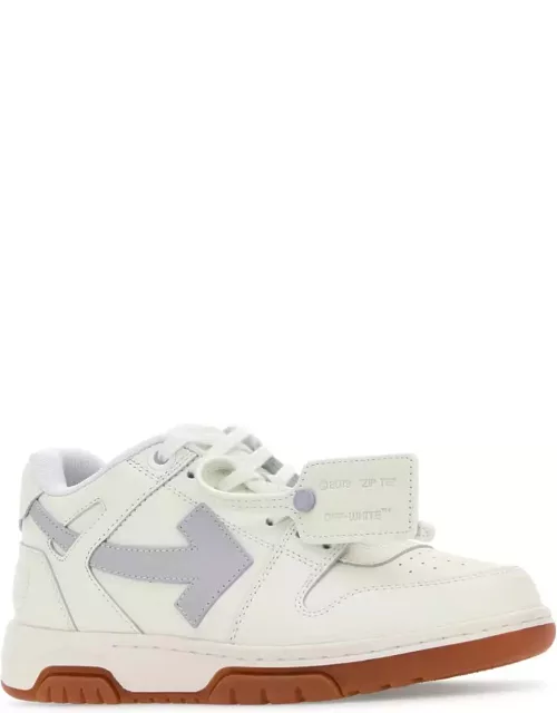 Off-White Two-tone Leather Out Of Office Sneaker